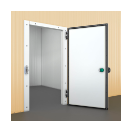 Распашная одностворчатая полупотайная холодильная дверь ПрофХолод РДОП 800x80x1800