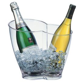Ведро для шампанского 30,5х21,5см h26см (на 2 бутылки), акрил 36056APS