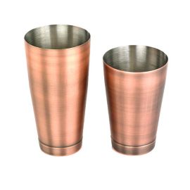 Шейкер американский, стаканы 0,82л и 0,53л, олово/медь Antique M37009ACP