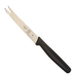 Нож барный 10,8см, с вилочкой, нерж.сталь, ручка пластиковая M33930B
