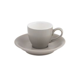 Чашка кофейная 75мл (блюдце 12см), BEVANDE цвет Stone 978026