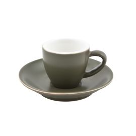 Чашка кофейная 75мл (блюдце 12см), BEVANDE цвет Sage 978023