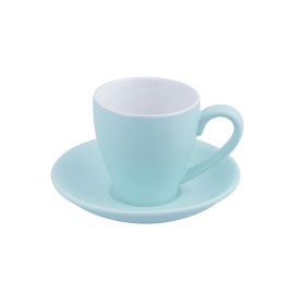 Чашка кофейная высокая 200мл (блюдце 14см), BEVANDE цвет Mist 978253