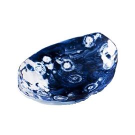 Салатник овальный стеклянный "Индиго" 0,30л 25х19см, цвет синий, Indigo XGLAS-0305