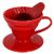 HARIO Воронка керамическая для приготовления кофе, красный VDC-01R, изображение 3