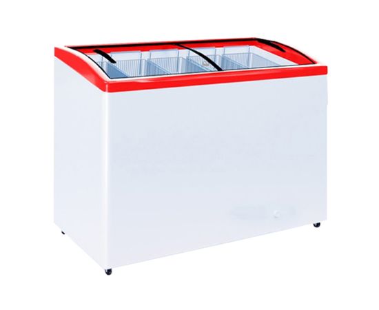 Ларь морозильный Italfrost CF500C красный (6 корзин)