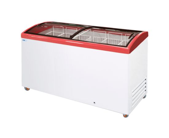Ларь морозильный Italfrost CF500C красный (без корзин)
