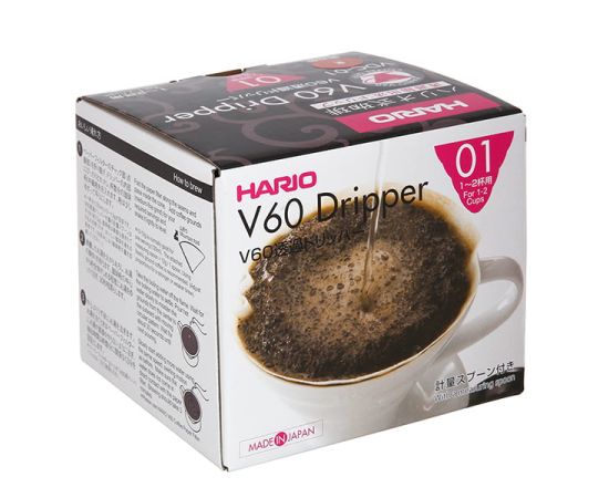 HARIO Воронка керамическая для приготовления кофе, красный VDC-01R, изображение 5