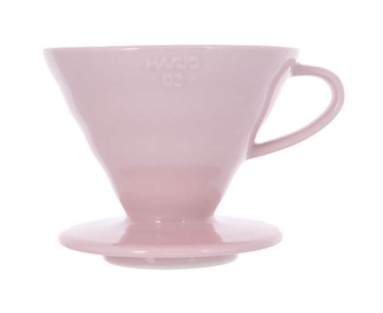 Воронка керамическая для приготовления кофе HARIO 3VDC-02-PPR-UEX Розовая