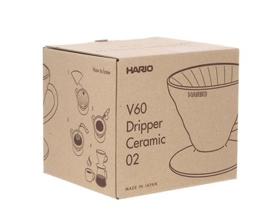 Воронка керамическая для приготовления кофе HARIO 3VDC-02-PPR-UEX Розовая, изображение 5