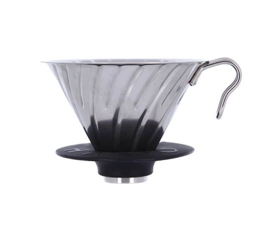Воронка для приготовления кофе HARIO VDM-02HSV, металл, цвет серебро
