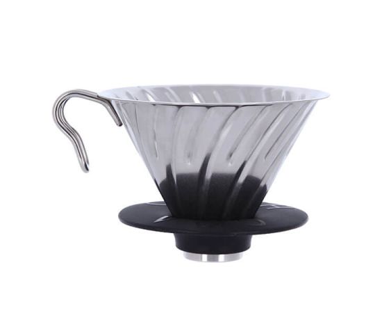 Воронка для приготовления кофе HARIO VDM-02HSV, металл, цвет серебро, изображение 2