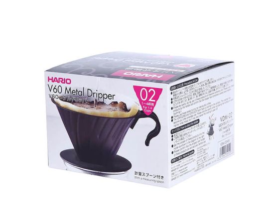 Воронка для приготовления кофе HARIO VDM-02HSV, металл, цвет серебро, изображение 5