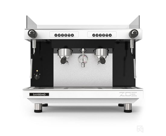 Кофемашина Sanremo Zoe 2G SED TA (чёрно-белая) автомат