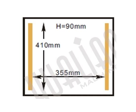 Настольный вакуумный упаковщик HVC-410T/2A (нерж.), изображение 12