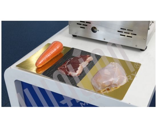 Ручной вакуумный пищевой скин-упаковщик HLV-300VST (глубина лотка 55 мм,2 лотка) PREMIUM, изображение 3