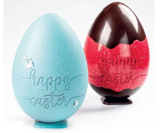 Форма д/шок. 3D "Happy Easter" d 156 x h 228 mm, 380гр, 1 шт, п/к с магнитом 20SR022