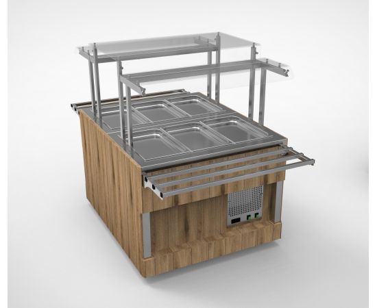 Прилавок холодильный (шведский стол сдвоенный) RС42А2