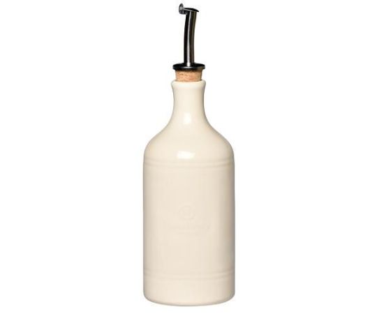 Бутылка для масла/уксуса d 7,5см 0,45л, керамика, серия Gourmet Style, цвет кремовый 021502