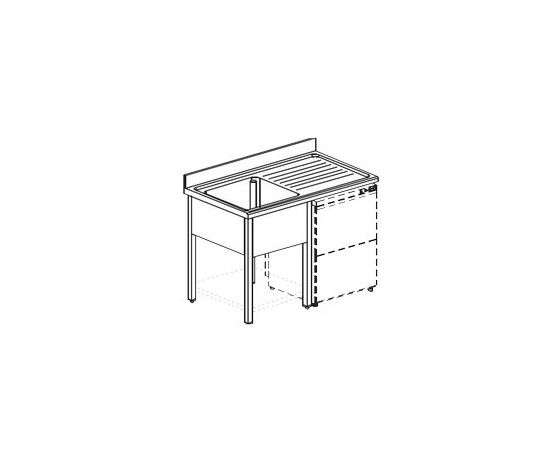 ВАННА МОЕЧНАЯ APACH CHEF LINE L2S186-54RWD