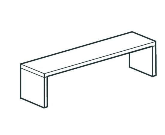 ПОЛКА НАСТОЛЬНАЯ ЗАКРЫТАЯ APACH CHEF LINE LOSC35100T1CS