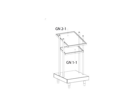 ДИСПЕНСЕР ДЛЯ ПОДНОСОВ APACH CHEF LINE LDT76