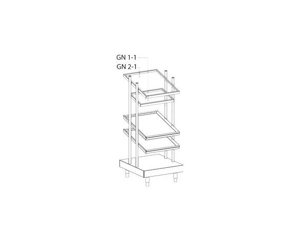 ДИСПЕНСЕР ДЛЯ КОНТЕЙНЕРОВ И СТАКАНОВ APACH CHEF LINE LDCG76