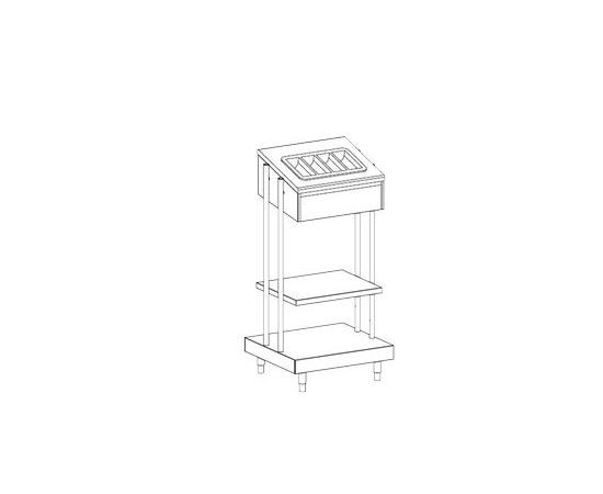 ДИСПЕНСЕР ДЛЯ ПОДНОСОВ И ПРИБОРОВ APACH CHEF LINE LDTC76