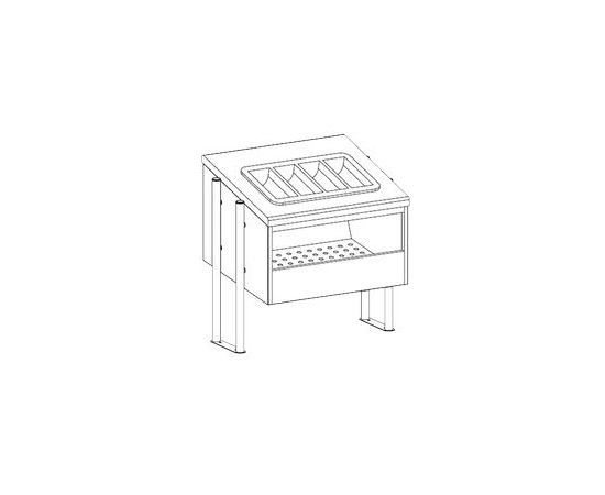 ДИСПЕНСЕР ДЛЯ ХЛЕБА И ПРИБОРОВ APACH CHEF LINE LDBC76