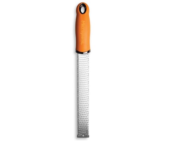 Терка Premium Classic для цедры и сыра, нерж.сталь, ручка пластиковая, цвет оранжевый 46820
