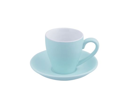 Чашка кофейная высокая 200мл (блюдце 14см), BEVANDE цвет Mist 978253