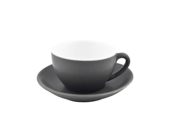 Чашка Cappuccino 280мл (блюдце 15см), BEVANDE цвет Slate 978454