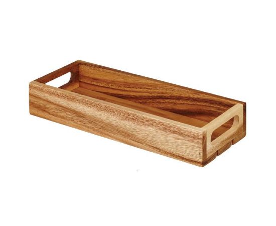 Поднос деревянный "Ящик" 30х11,8см h4,8см Buffetscape Wood ZCAWSMCR1