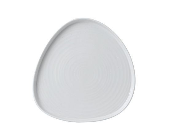 Тарелка треугольная мелкая CHEFS Walled 26см h2см, с прямым бортом, Chefs Plates, цвет White WHWT271