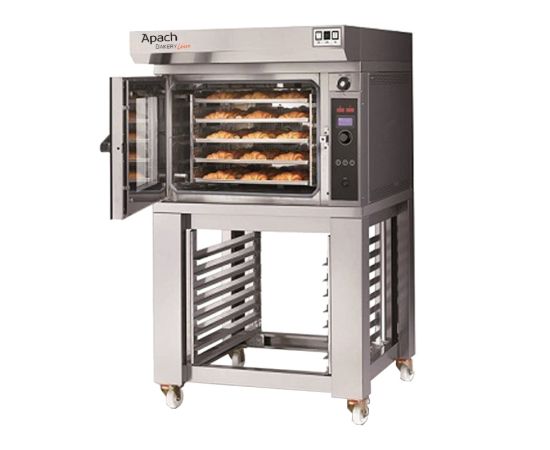 ПЕЧЬ КОНВЕКЦИОННАЯ С ПОДСТАВКОЙ С НАПРАВЛЯЮЩИМИ APACH BAKERY LINE K5P60S MDP