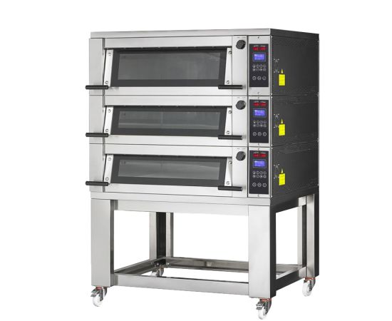 ПЕЧЬ ПОДОВАЯ БЕЗ КОЗЫРЬКА С ПОДСТАВКОЙ БЕЗ НАПРАВЛЯЮЩИХ APACH BAKERY LINE E6K2L DP