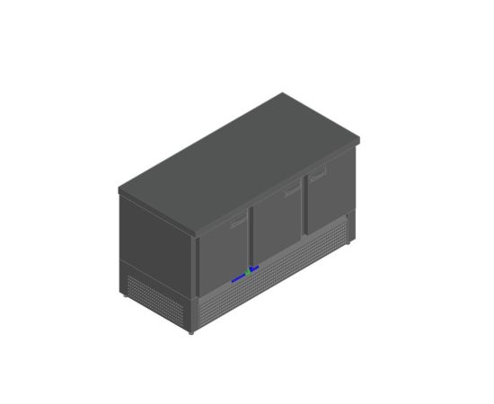 СТОЛ С ОХЛАЖД.ШКАФОМ HICOLD GNE111/TN О